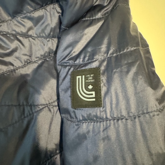 Lole Claudia jacket, reversible, navy blue. Worn a couple times .like new - Picture 6 of 8